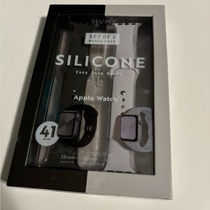 Silicone Easy Snap Bands for Apple Watch